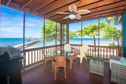 Large screened in patio 