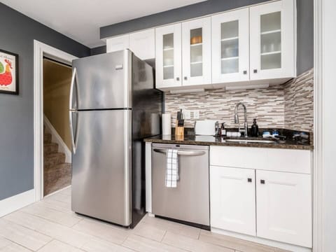 Water pitcher in the fridge features filtered water and a dishwasher!  