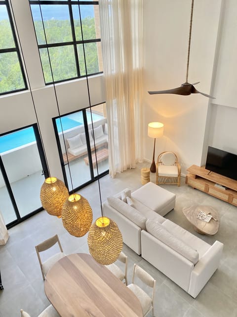 Apartment | Living area | 55-inch Smart TV with digital channels, Netflix, streaming services
