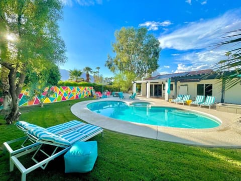 Private oasis with plenty of land.