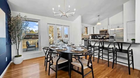 Gather in this beautifully designed dining area for meals and conversations.