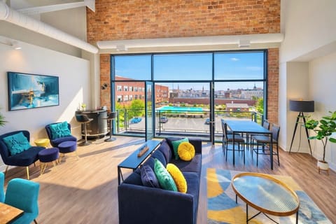 Vibrant condo, offering an inviting escape with its colorful ambiance and expansive views.