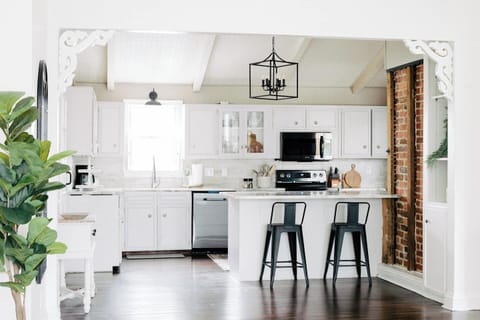 This light and airy kitchen was built for cooking for the family