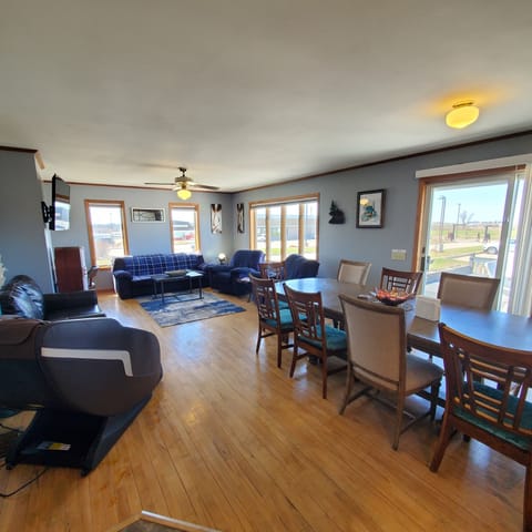 Living and dining room