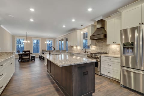 Dining area in the background