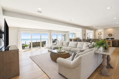 From a review: "The property was clean and inviting, the beach view from the shared space and deck were wonderful, and the accommodations for multiple family members with children were everything we hoped for."