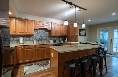 Fully stocked kitchen