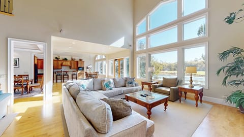 Living Room with Views of the 11-mile Lagoon System