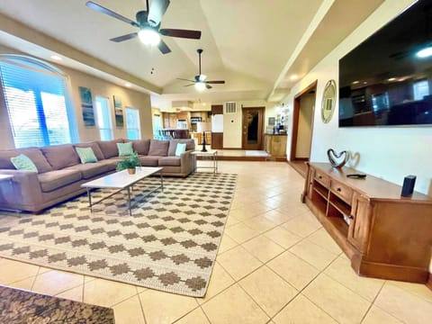 Large open living room