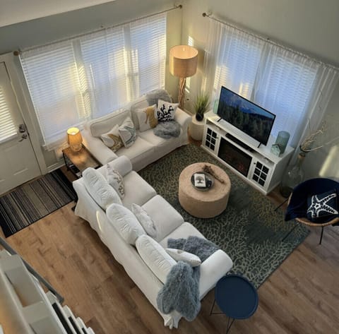 Bird's Eye View of the living space from the loft