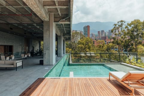 Rooftop pool