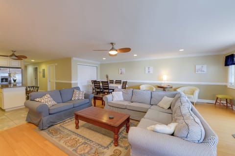 Wildwood Vacation Rental | 2,100 Sq Ft | 4BR | 3BA | Stairs Required