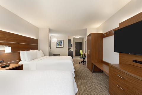 Suite, 2 Queen Beds | In-room safe, desk, blackout drapes, iron/ironing board