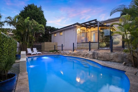 Solar heated pool plus deck area