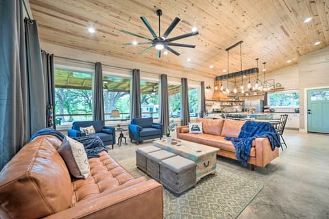 Blanco Vacation Rental | 3BR | 2BA | 1,400 Sq Ft | Stairs Required for Entry