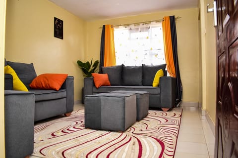Apartment | Living area | 43-inch Smart TV with cable channels, TV, Netflix