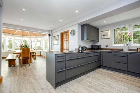 The kitchen at Seahaven, Devon