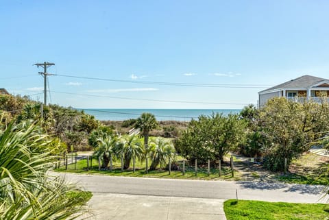 View from out front porch of the house