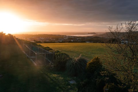 Take in the sea air and panoramic views of St Ives Bay from your balcony.