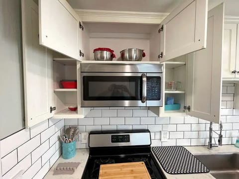 Prepare culinary delights in our well-equipped  kitchen