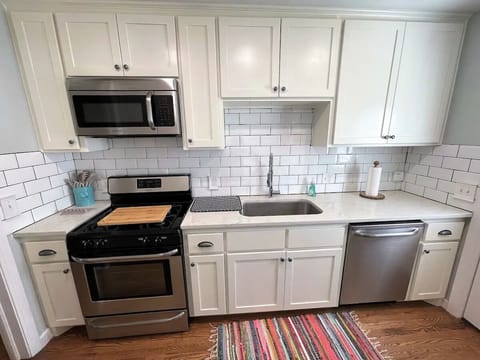 Prepare culinary delights in our well-equipped  kitchen