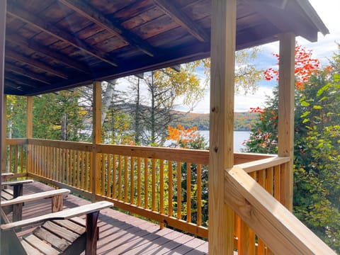 What an incredible view from the deck!