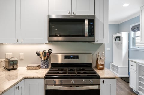 Kitchen includes all cookware, dinnerware and much much more!