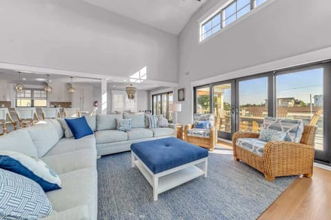 relax in this large living area. Take in all the views. 