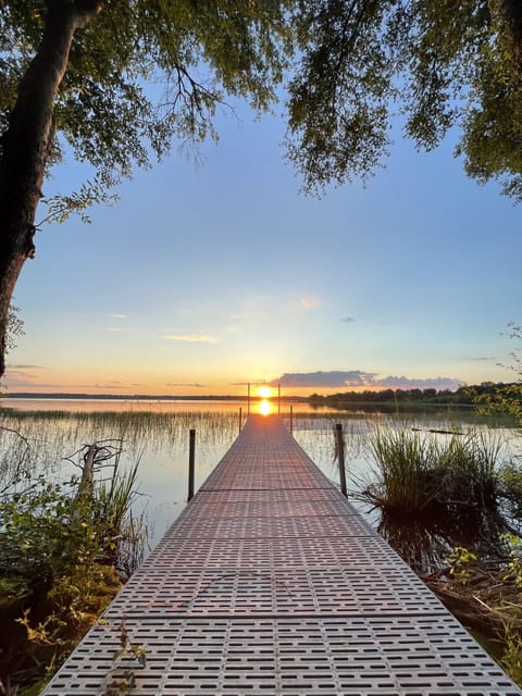 Follow the dock to the water and let lake Eufaula do the rest.