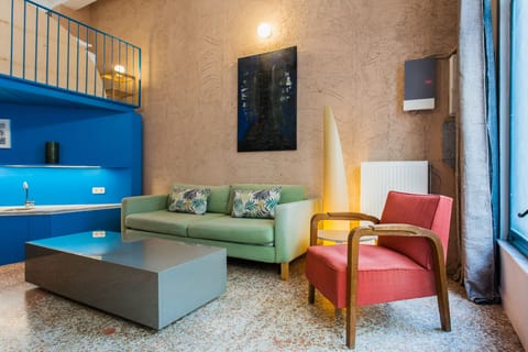 Our studio with the sofa bed