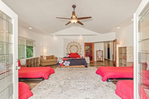 This gorgeous, spacious home sleeps 13 people!  Near Hilo & Waterfalls!