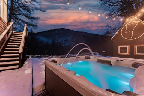 Hot Tub Night View
