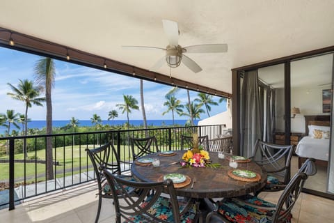Large lanai to enjoy coffee and breakfast in the morning