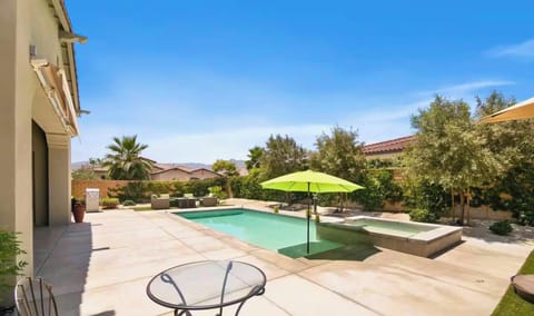 Your private oasis awaits beneath endless desert skies.