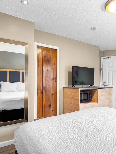 Room, 1 Queen Bed | Premium bedding, pillowtop beds, in-room safe, desk