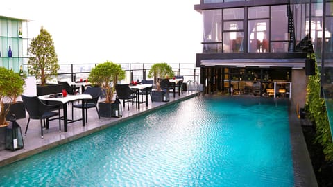 Rooftop pool