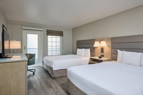Room, 2 Queen Beds, Accessible, Non Smoking | In-room safe, desk, iron/ironing board, free cribs/infant beds