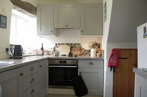Well equipped kitchen at Briar Cottage in Middleham in the Yorkshire Dales