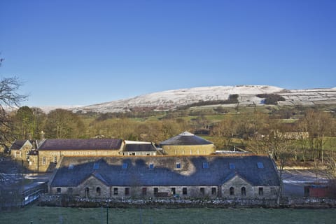 View from king size bedroom at Burnside View in Hawes, Wensleydale in the Yorkshire Dales