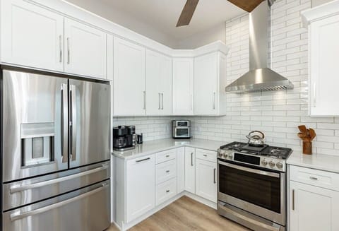 Fully stocked kitchen
