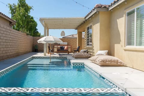 Relax and take a dip into the pool on those hot days