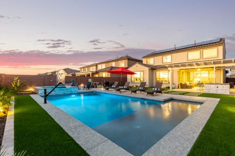 Heated pool is $65 per night plus tax assessed after booking! well worth it! heated to 87 degrees!