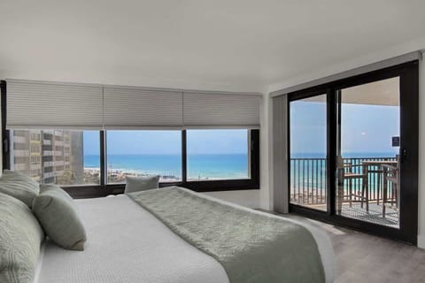Wake Up To Gorgeous Gulf Views In You King Master Suit with Balcony Access and A Private Bath.
