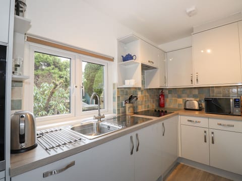 Fridge, dishwasher, cookware/dishes/utensils