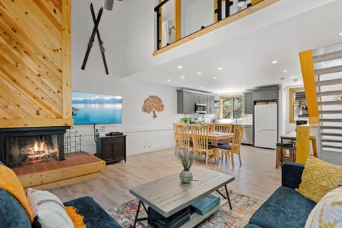 Living Room at Blue Alpine Loft at Northstar