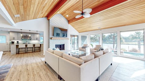 Living Room with HDTV