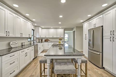 Gourmet Kitchen | Fully Equipped - Large kitchen island ready for a feast