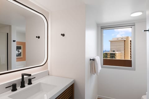 Free toiletries, hair dryer, towels