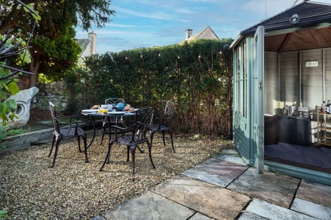 The secret garden at Forge Cottage, Winchcombe