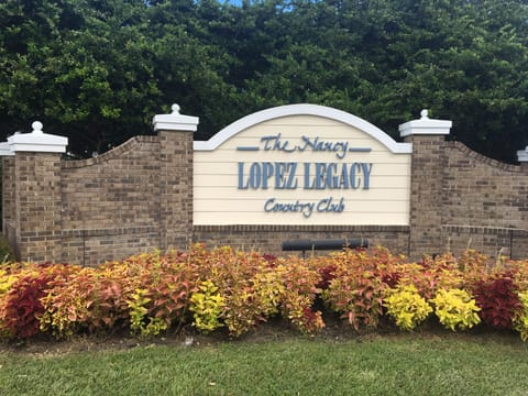 Nearby championship golf course.